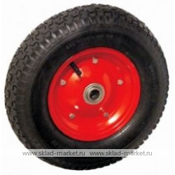 Разборное стальное колесо без кронштейна с резиной <nobr> PR 2400</nobr>